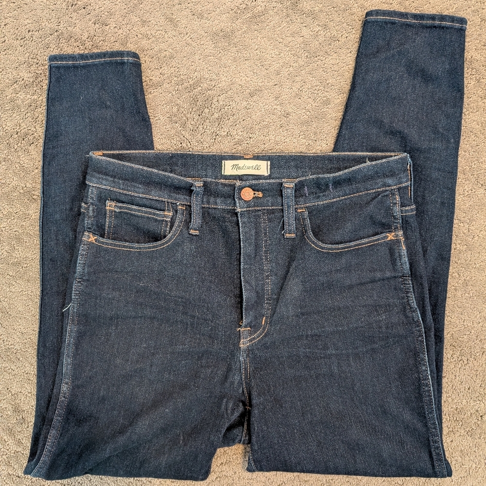 Madewell high rise road tripper skinny jeans